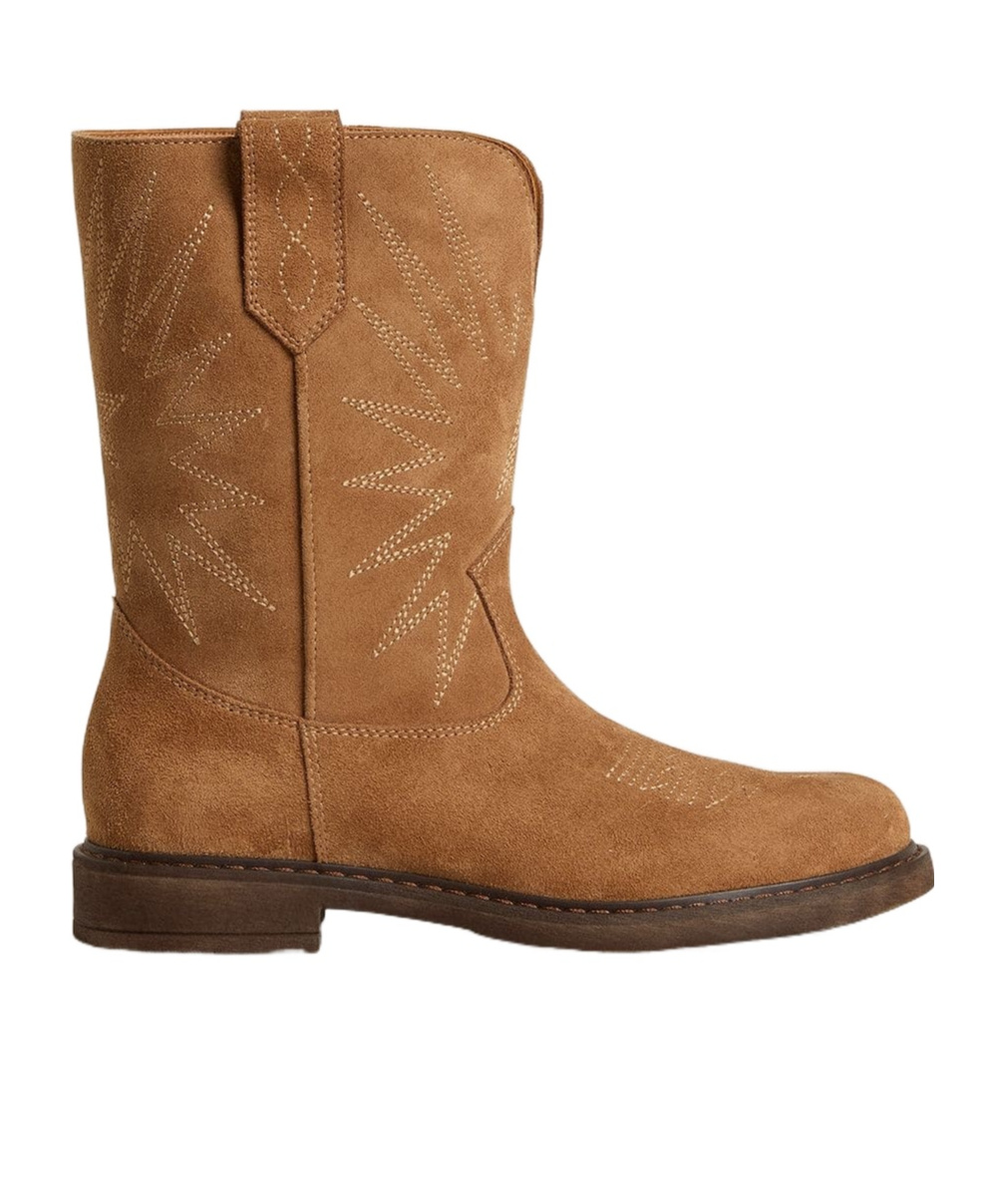 Golden Goose Wish Boots In Brown