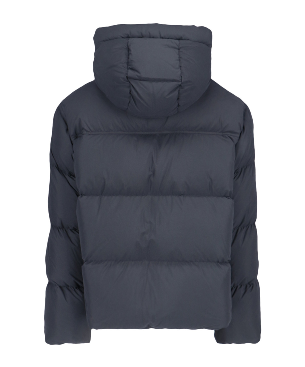 Off-white "down Jacket With Logo Patch In Black