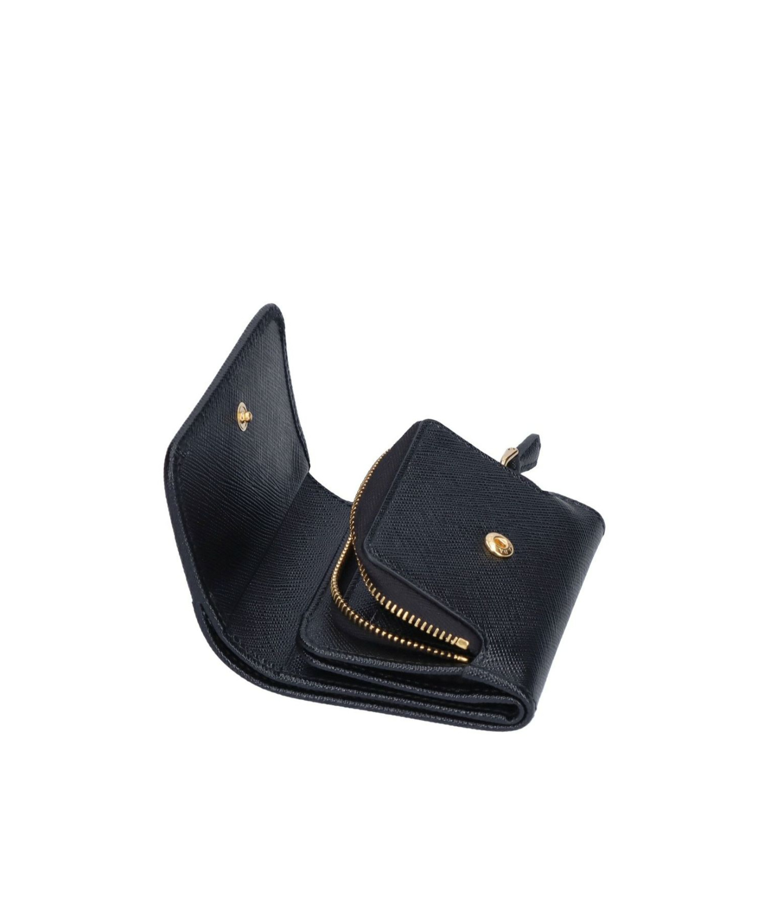 Prada Saffiano Wallet In Black
