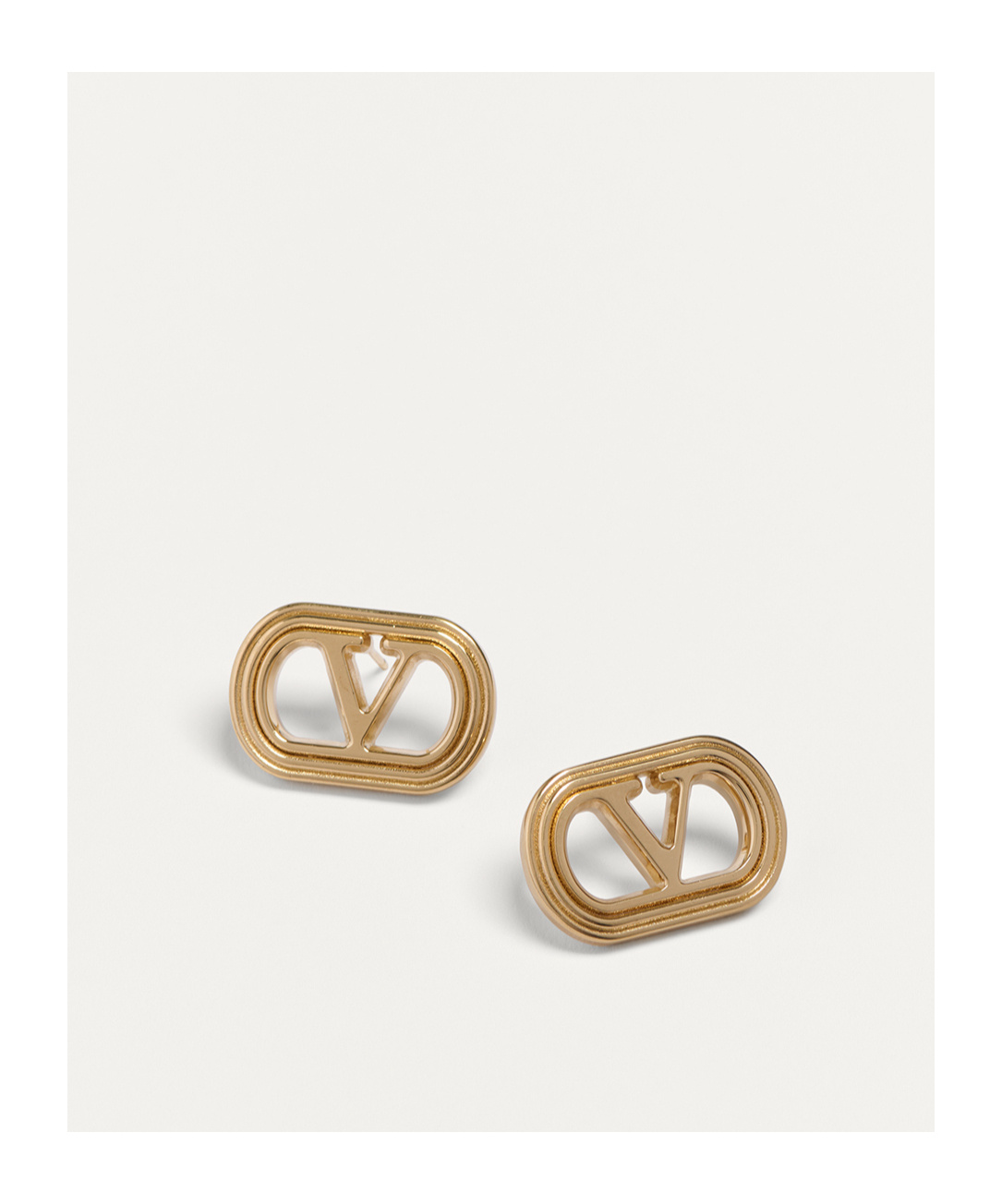 Valentino Oval Earrings In Yellow