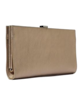 Roger Vivier Crystal Buckle Clutch In Gray