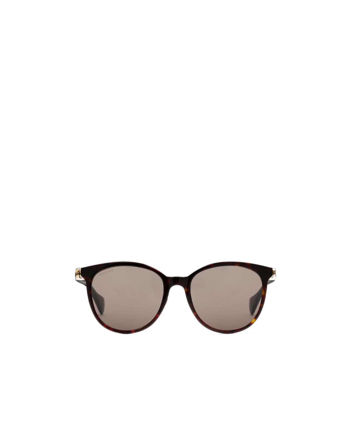Gucci Round Frame Sunglasses In Nude