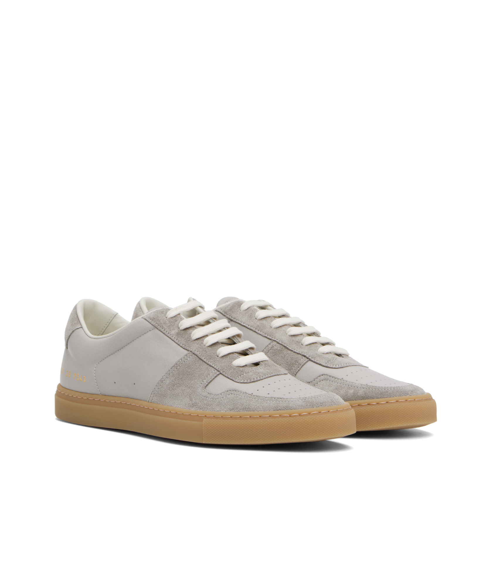 Common Projects Gray Bball Duo Slim Sneakers In Multicolor