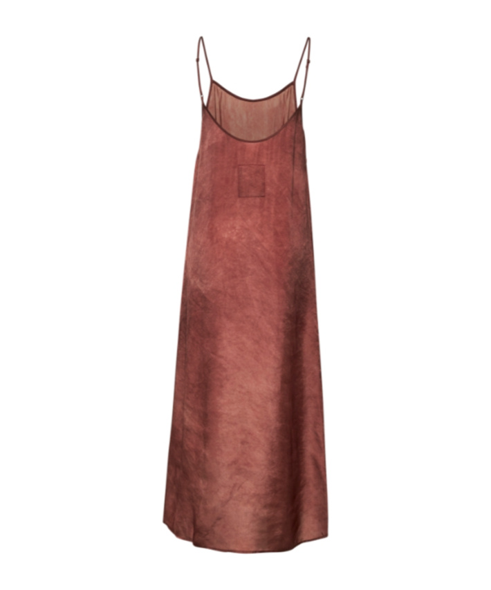 Shop Uma Wang Suspender Dress In Brown