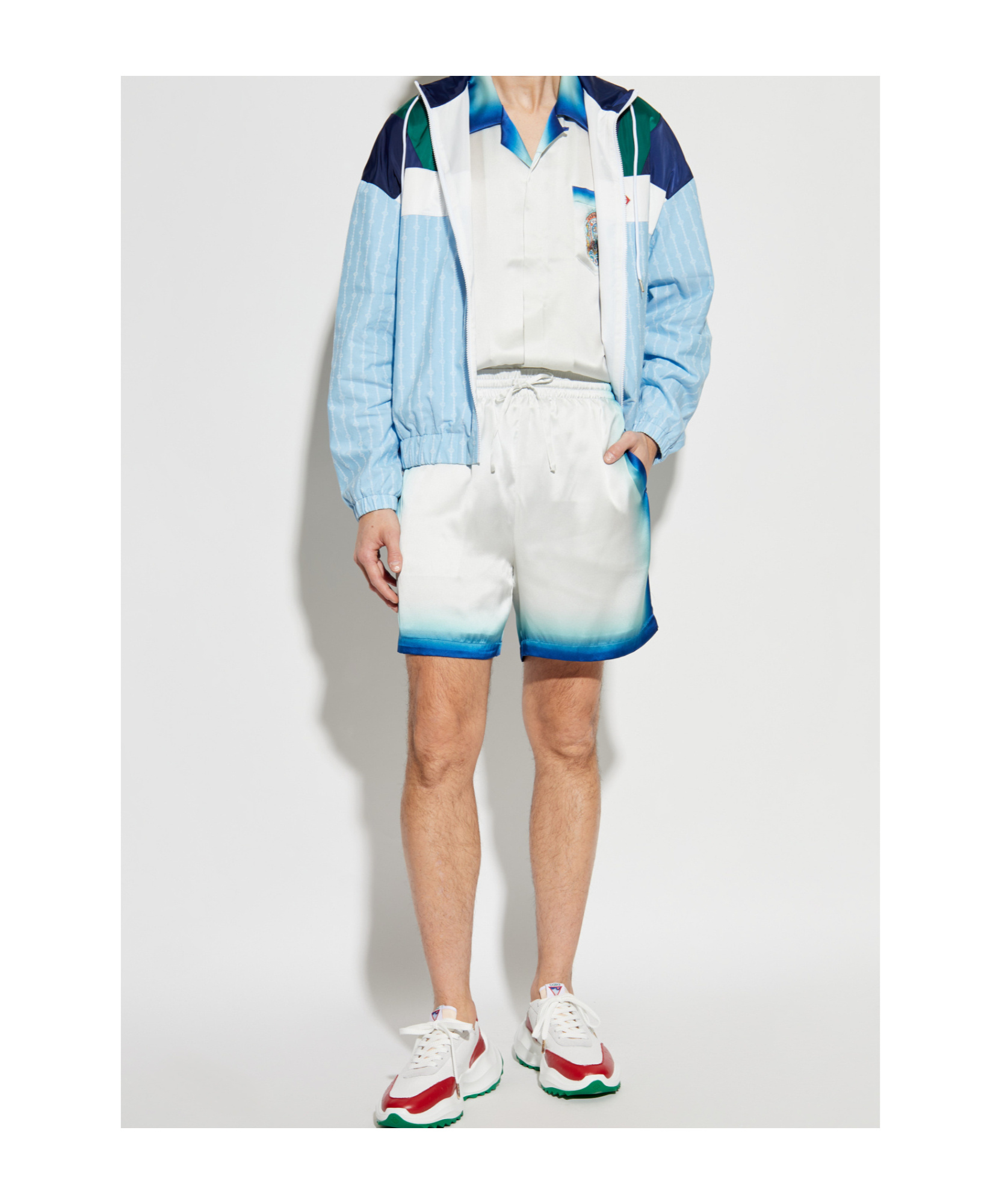 Casablanca Men's Drawstringshorts In White