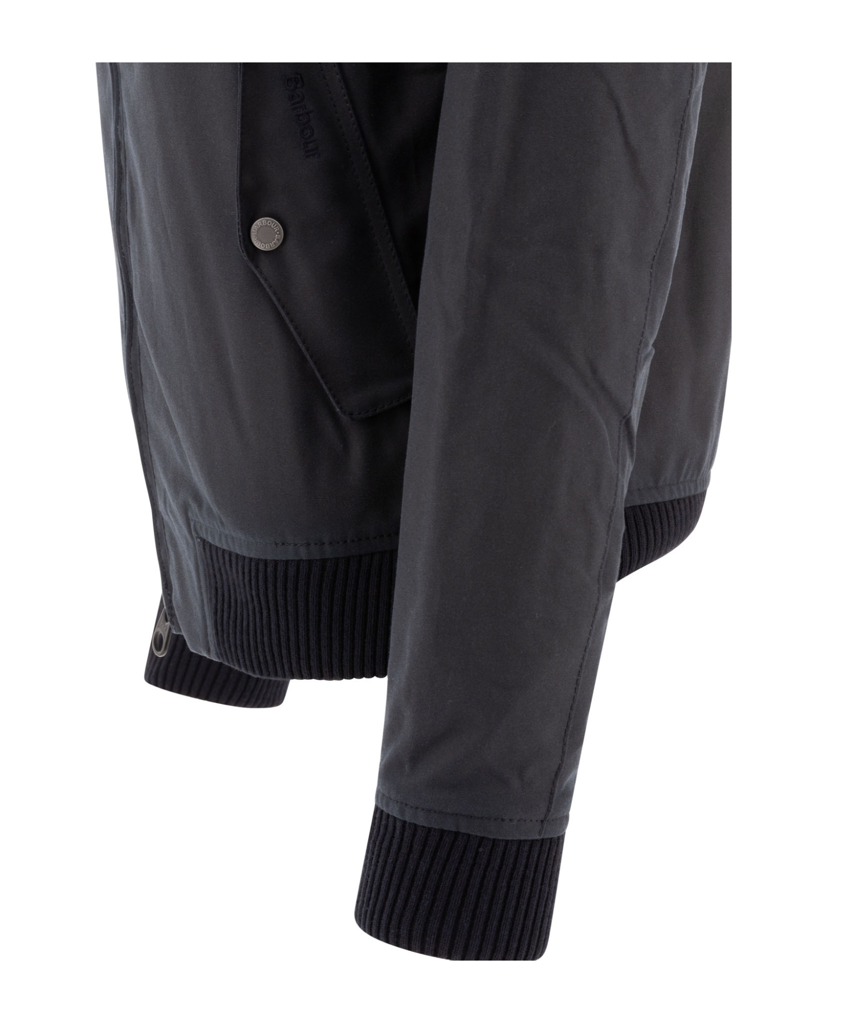 Baracuta Zippered Casual Jacket In Black