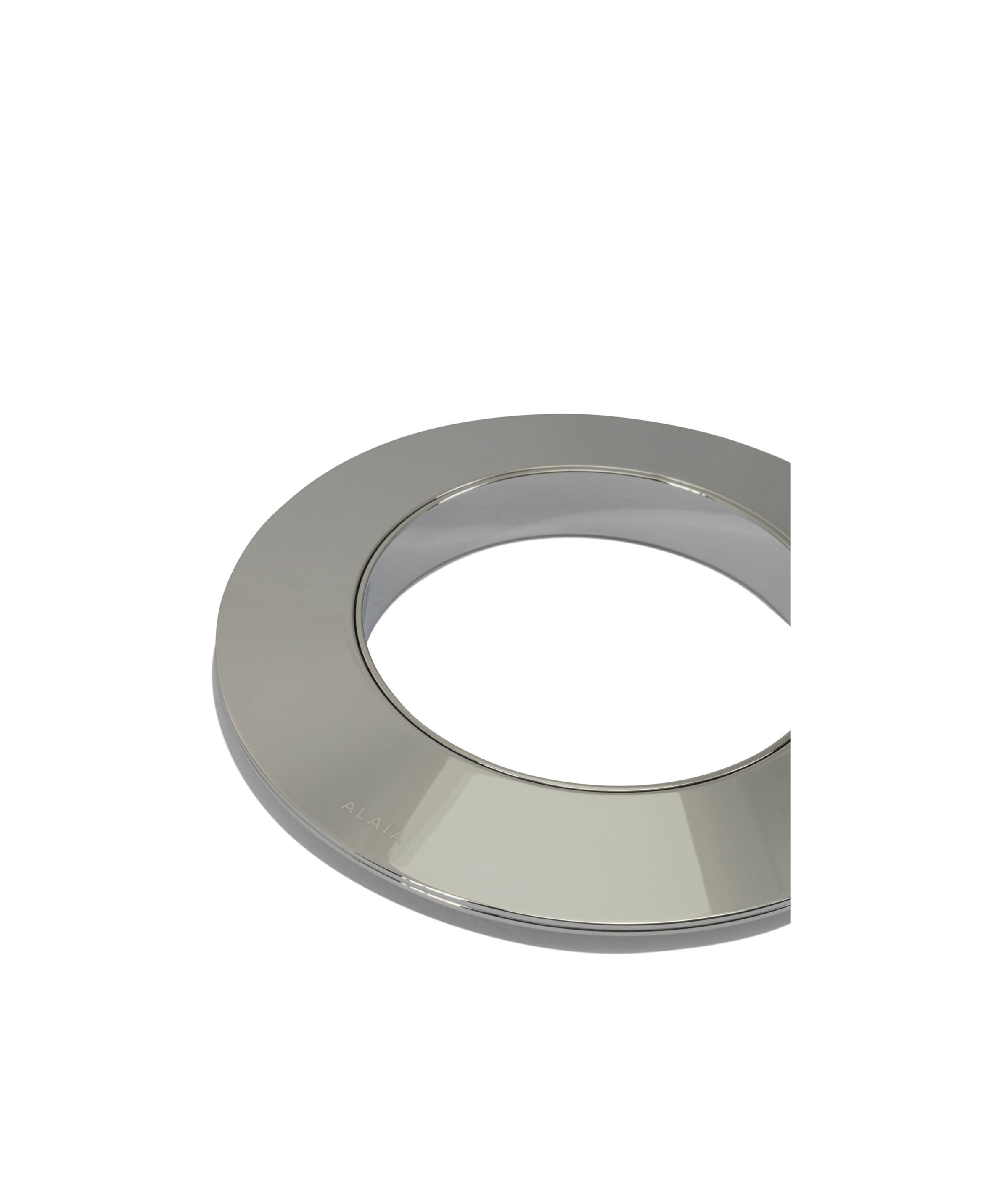 Alaïa Cone-shaped Disc Bracelet In Metallic