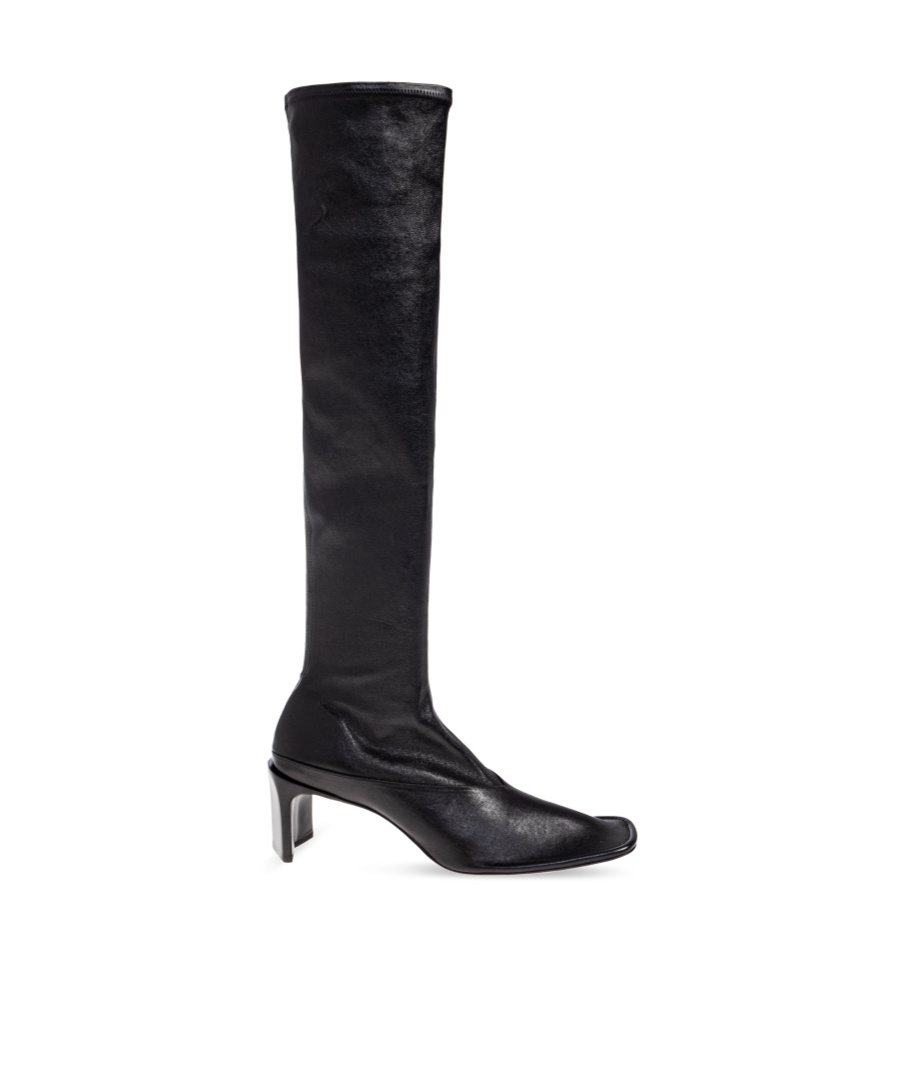 Jil Sander High Heel Boots In Black