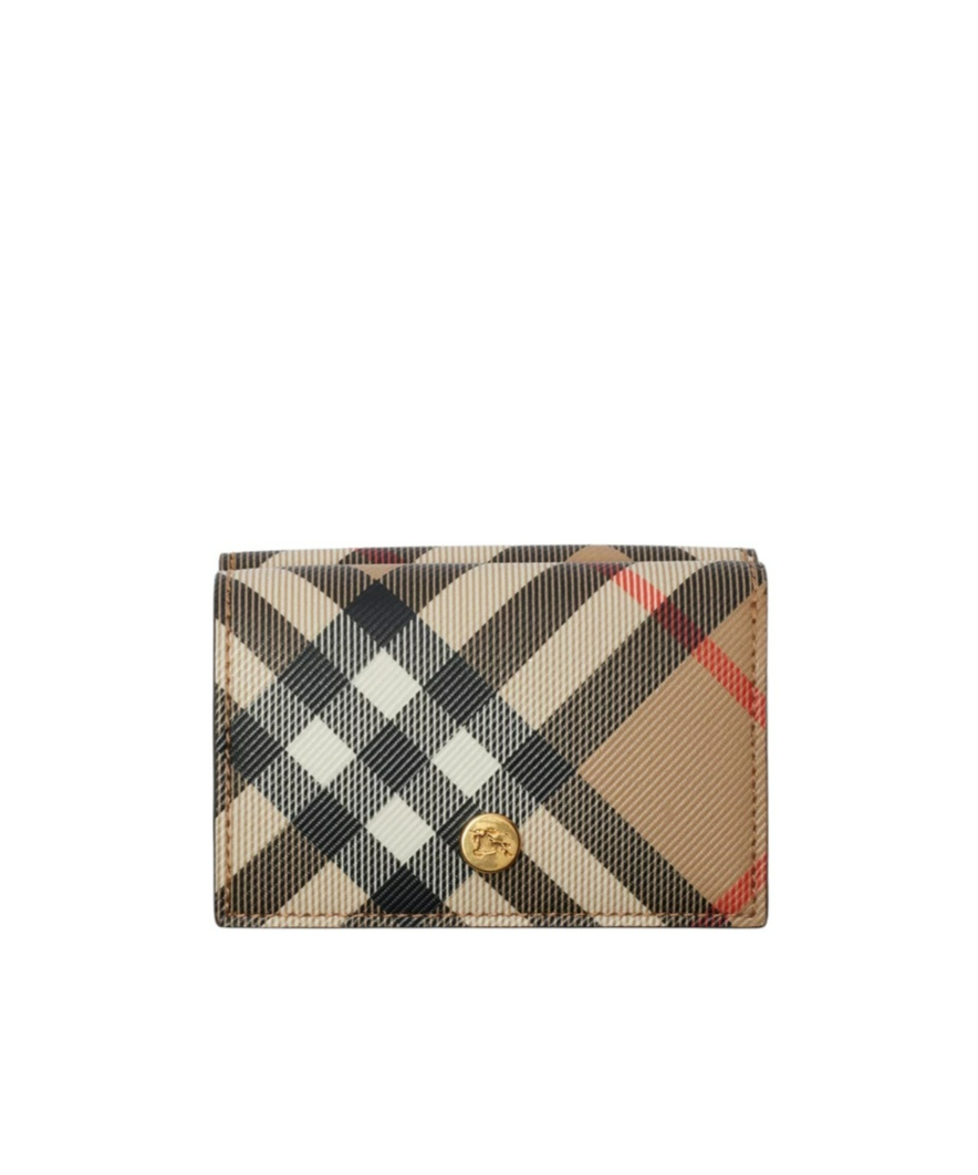 Burberry Vintage-check Wallet In Multicolor