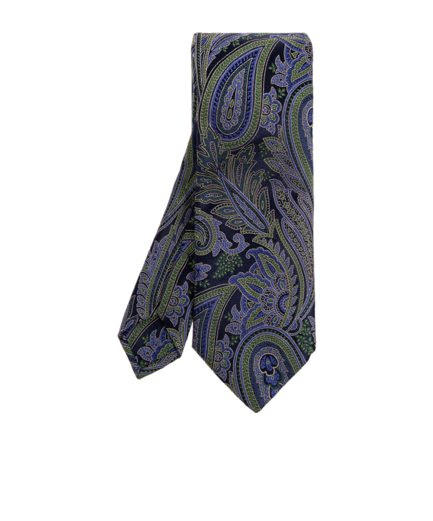 Etro Patterned Tie In Gray
