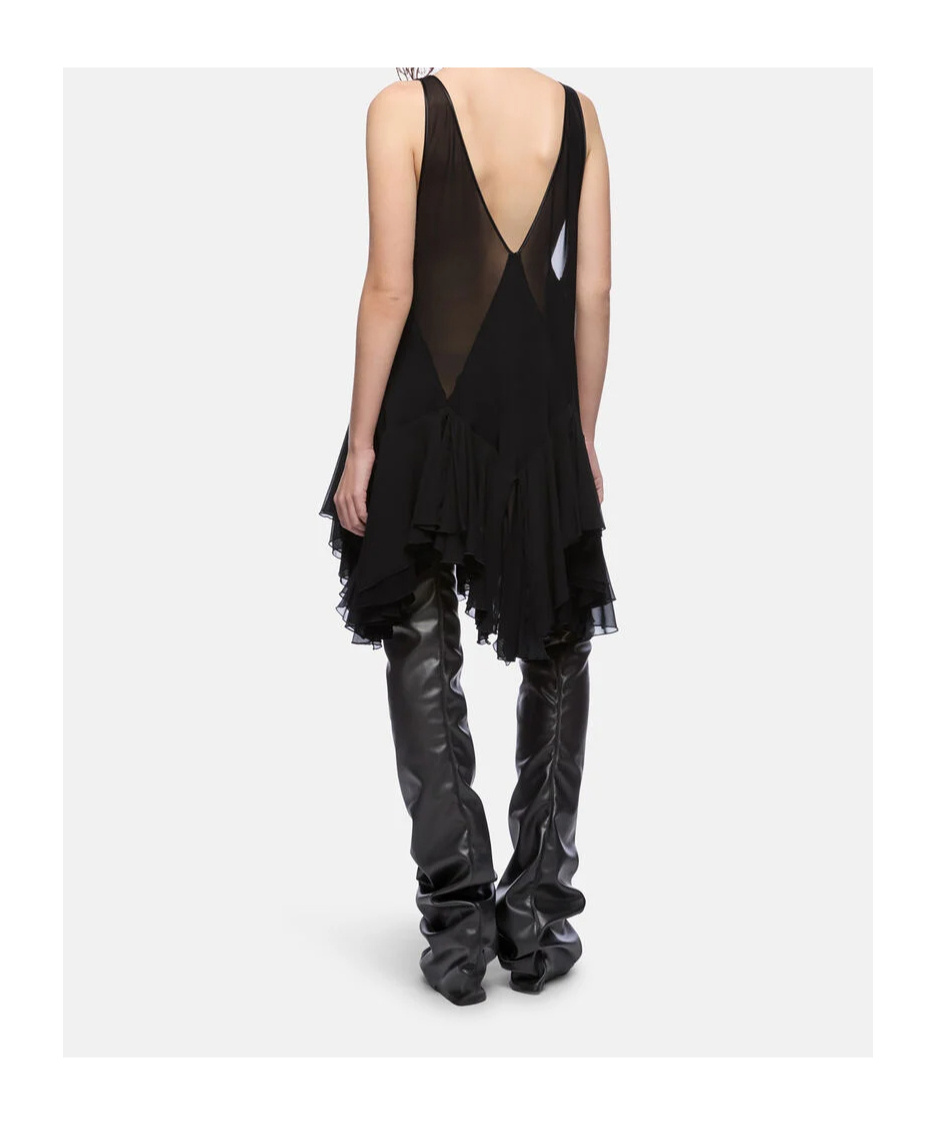 ATTICO BLACK MINI DRESS