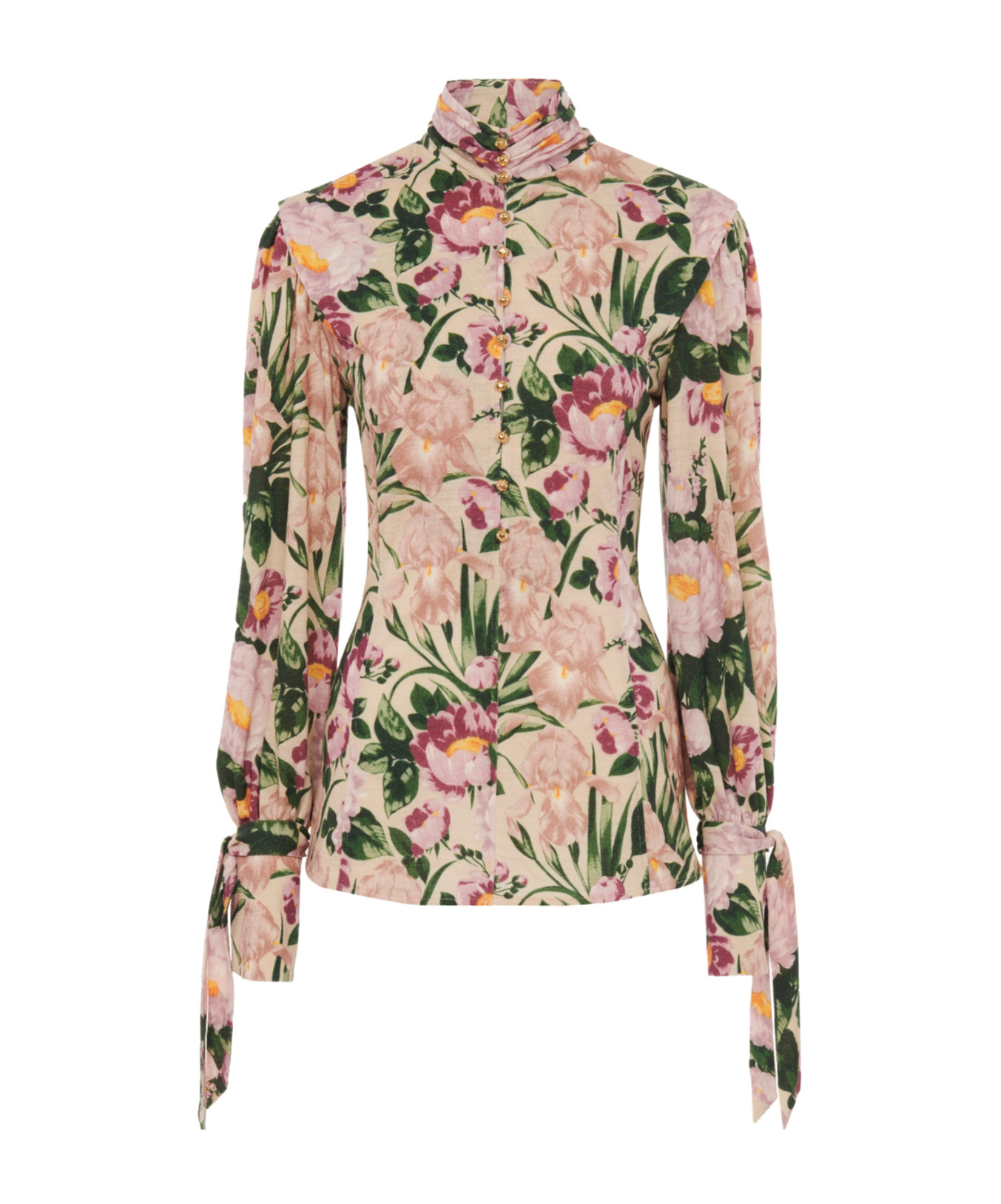 Chloé Floral Wool-jersey Top