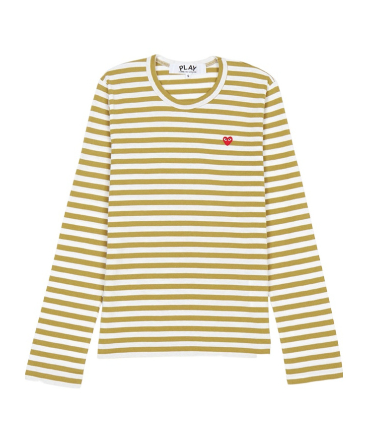 Comme Des Garçons Long-sleeved T-shirt In Brown