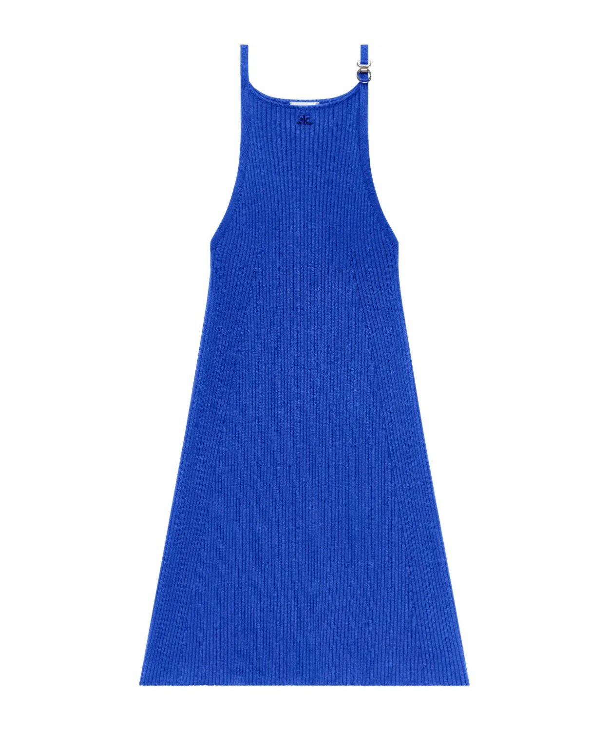 Courrèges Minikleid Mit Logo-stickerei