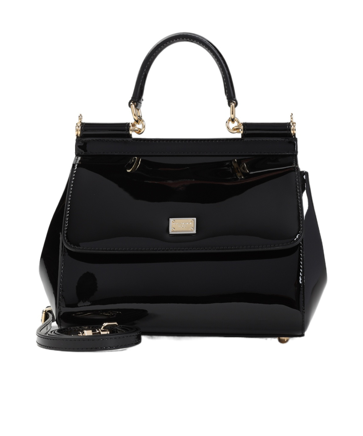 Dolce & Gabbana Siiciliy Shoulder Bag In Black