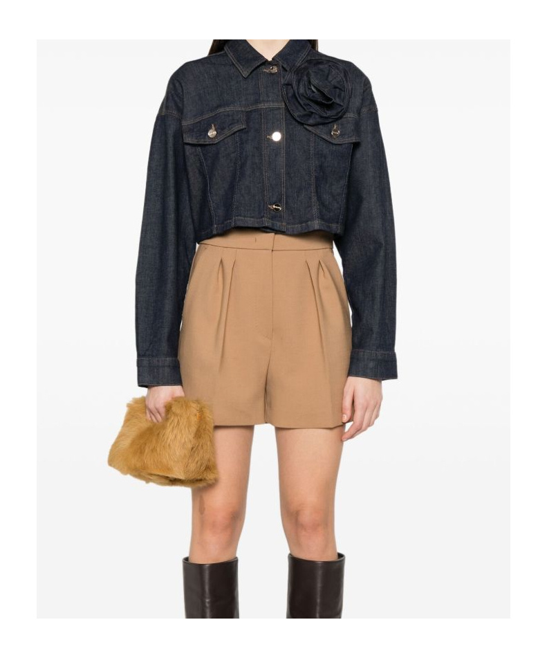 Shop Blugirl Denim Jacket In Black