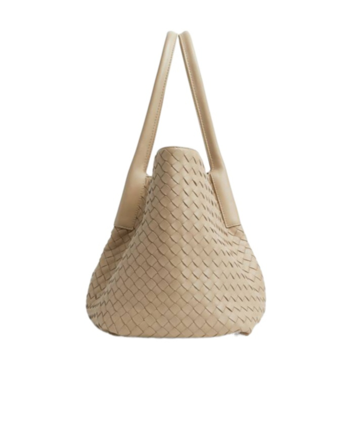 Bottega Veneta Small Pinacoteca Tote Bag In Nude
