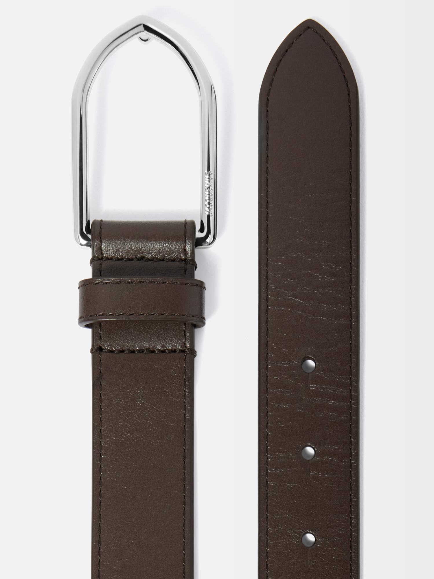 Jacquemus Bambino Buckle Belt In Brown