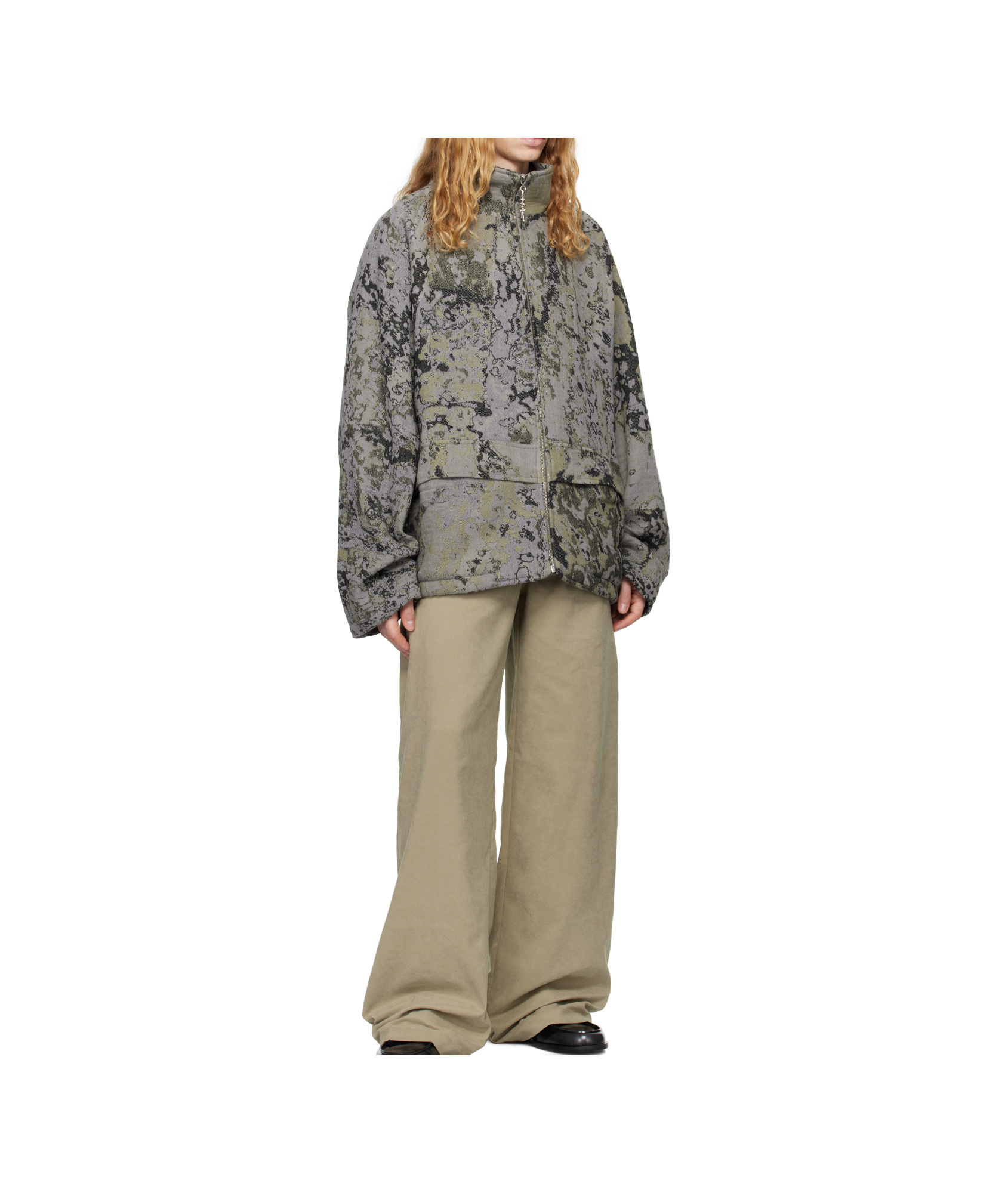Serapis Raglan Sleeve Jacket In Multi