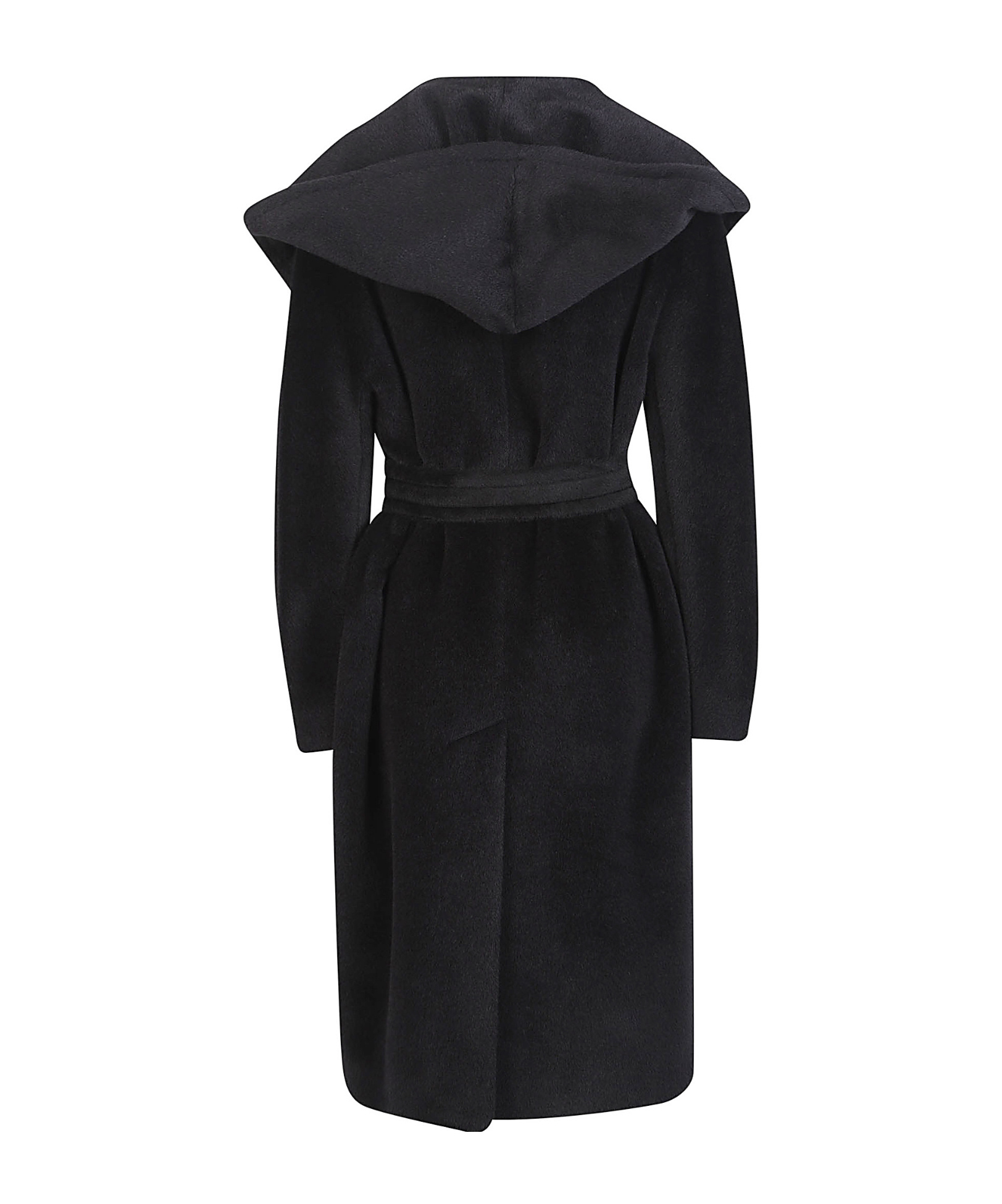 Tagliatore Daisy Belted Coat In Black