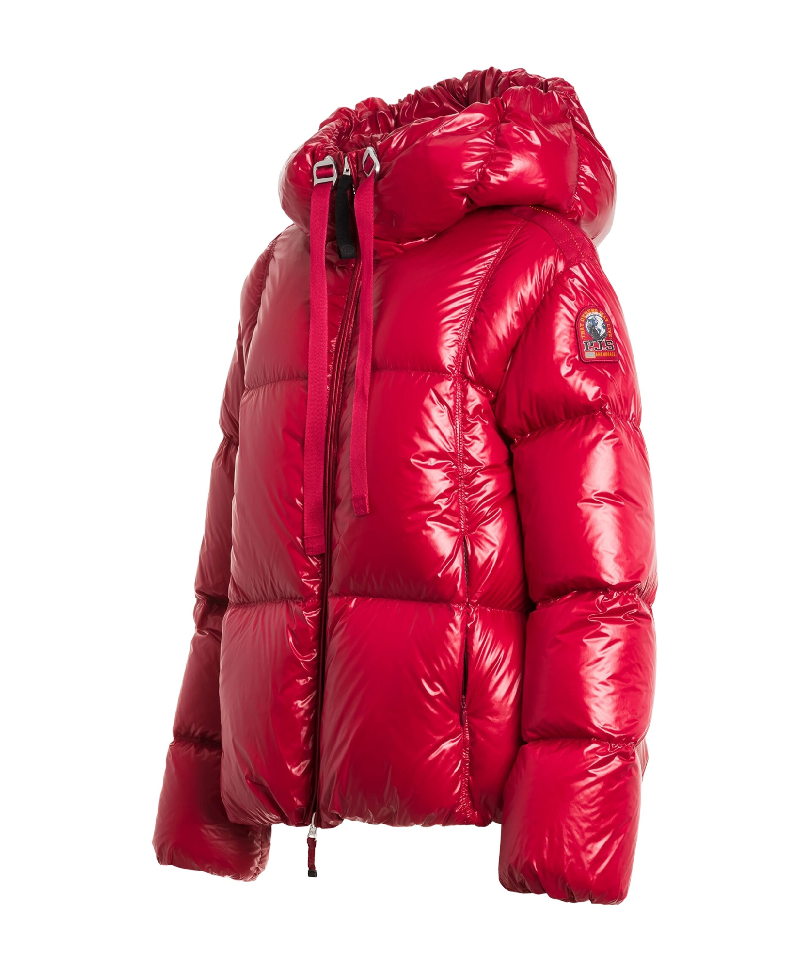 Parajumpers Logo-patch Puffer Jacket In Red