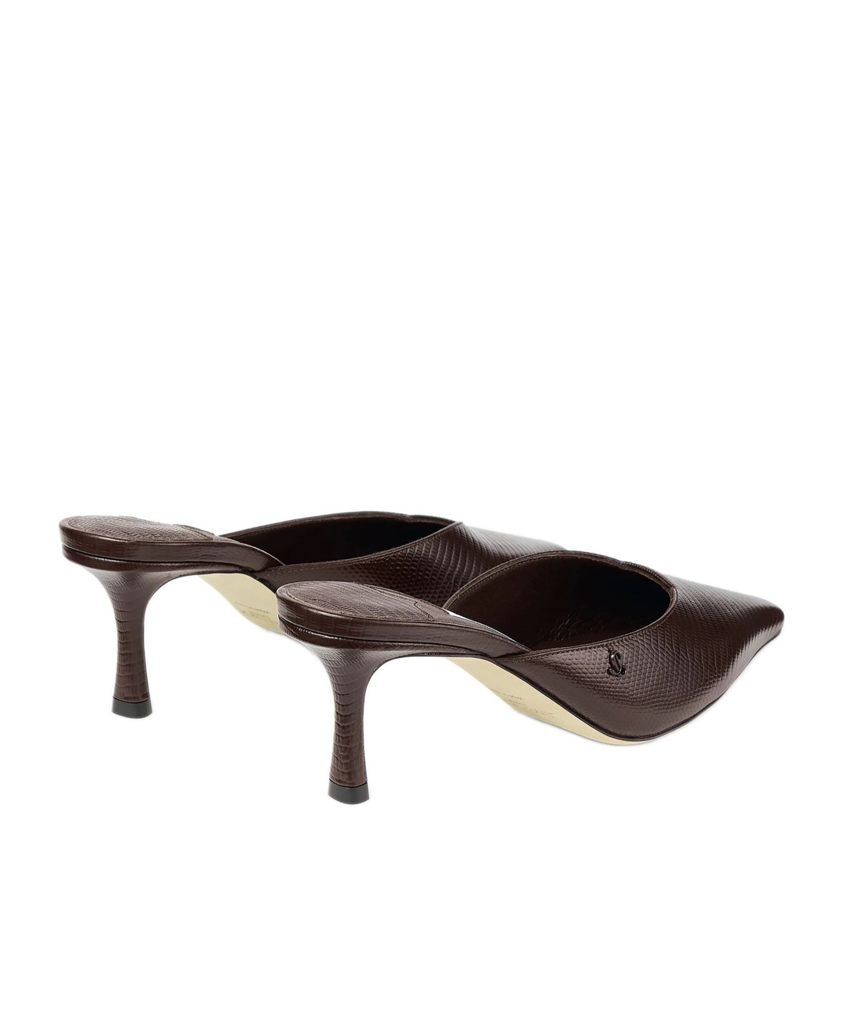 Jimmy Choo Pointed High Heel Sandals In Brown