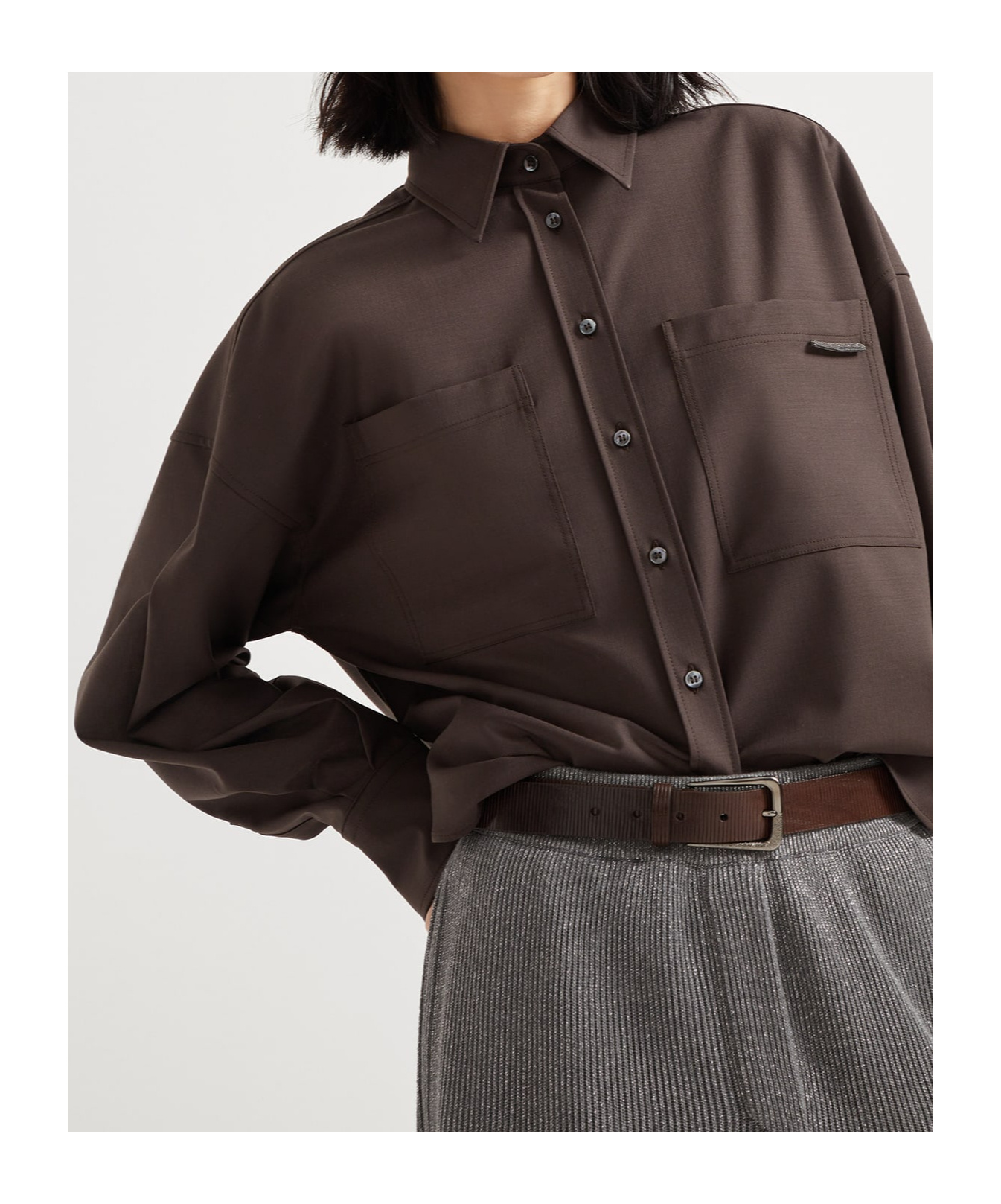 Brunello Cucinelli Wool Shirt