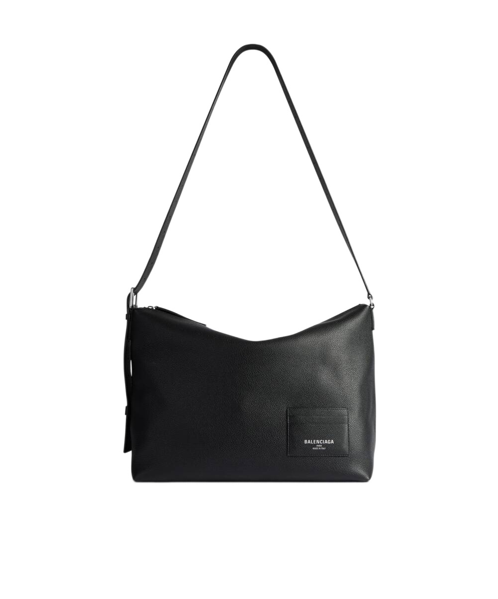 Balenciaga Large Credit Messenger Bag In Black