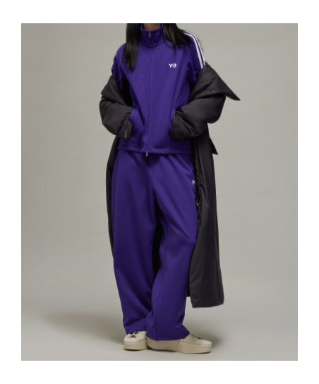 Y-3 3-stripes Track Sweatpants In Blue