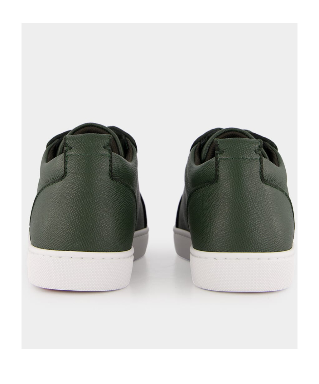 Christian Louboutin Lace-up Low-top Sneakers In Green