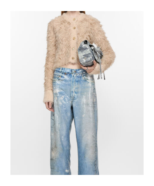 Acne Studios Multipocket Shoulder Bag In Gray