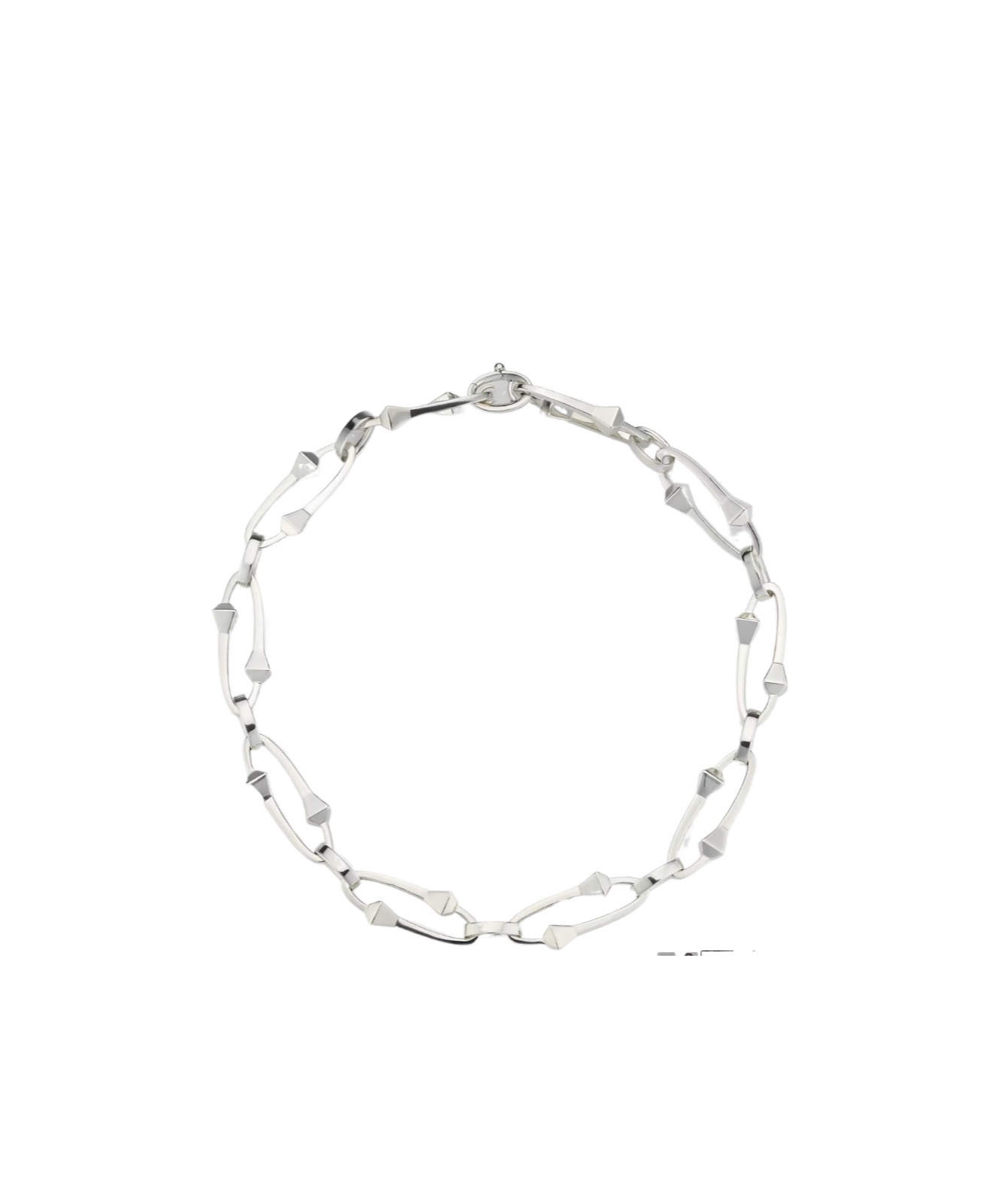 Gucci Chiodo Intertwined Necklace In Metallic