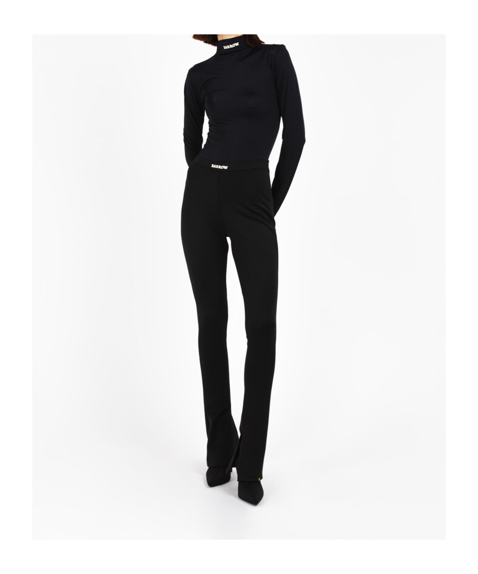 Barrow Elasticated Logo Leggings In Black