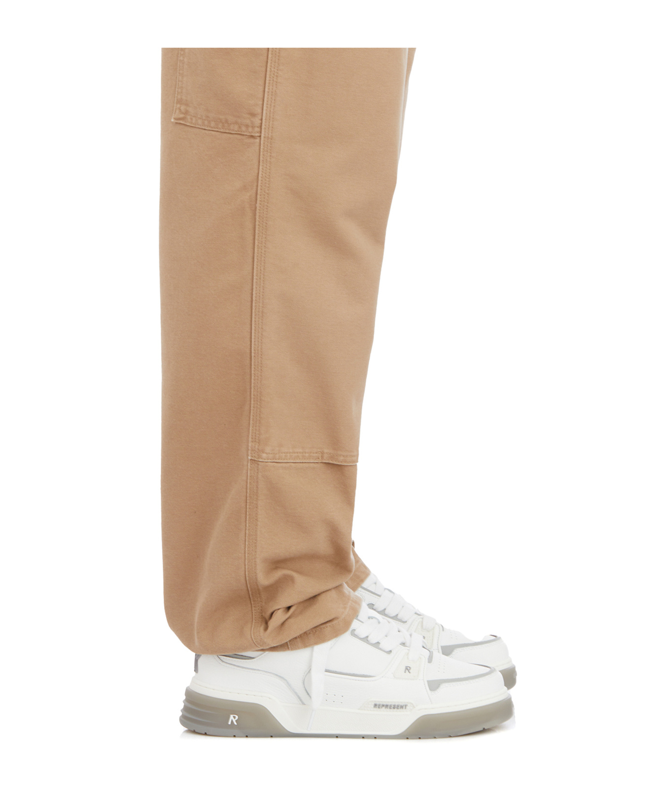 Carhartt Wip Double Knee Trousers In Nude