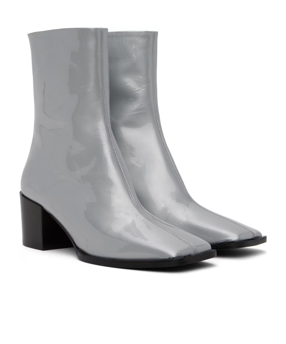 AEYDE SQUARE HEAD AND ANKLE BOOTS 