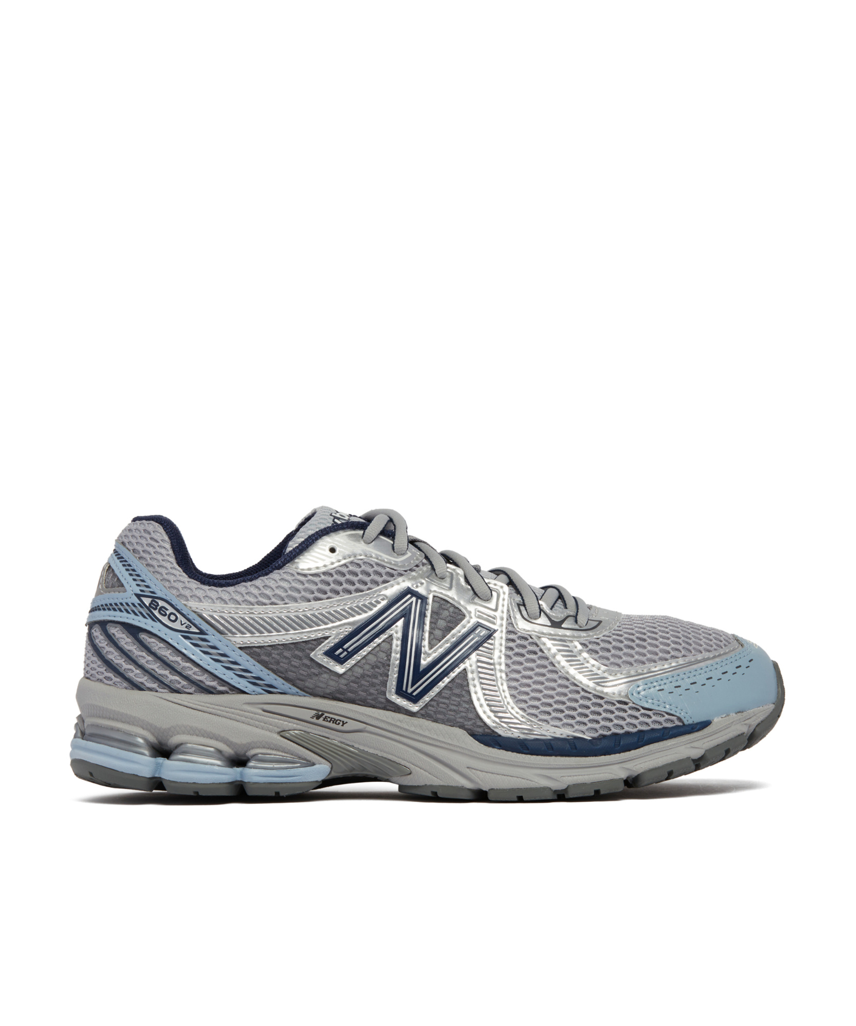 New Balance 860v2 Rubber And Mesh Sneakers In Gray