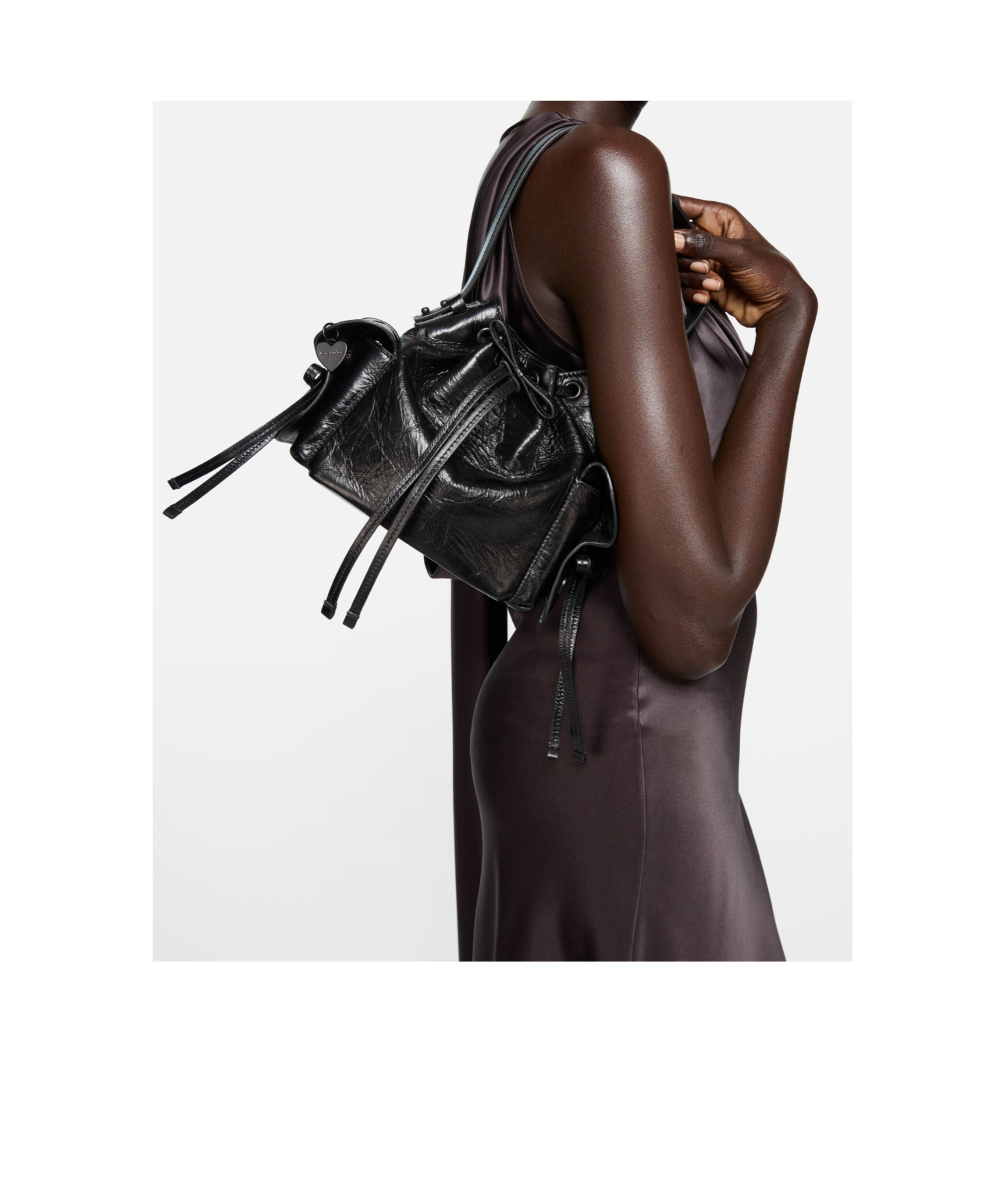 Acne Studios Multipocket Shoulder Bag In Black