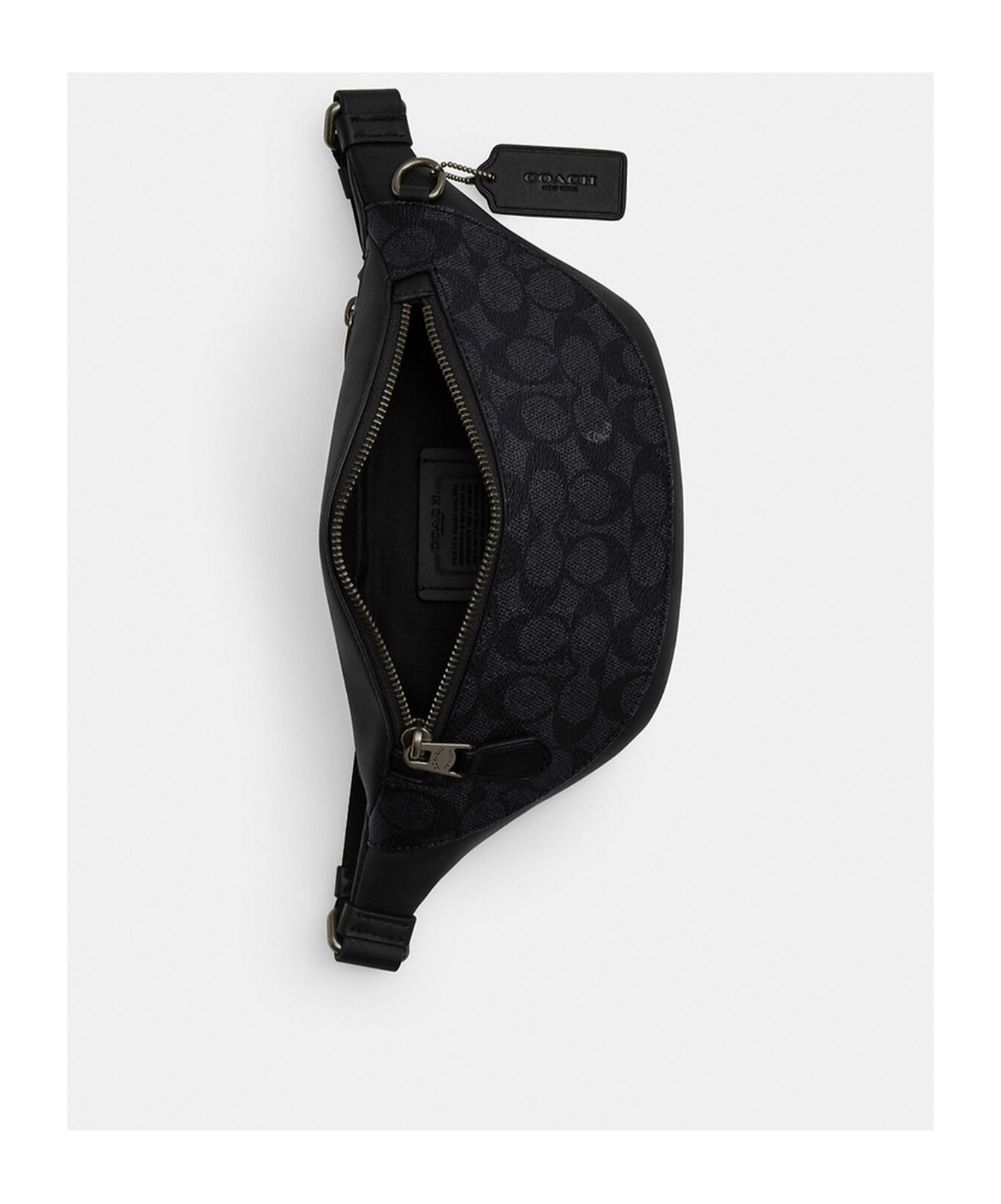 Coach Warren Mini Fanny Pack In Black