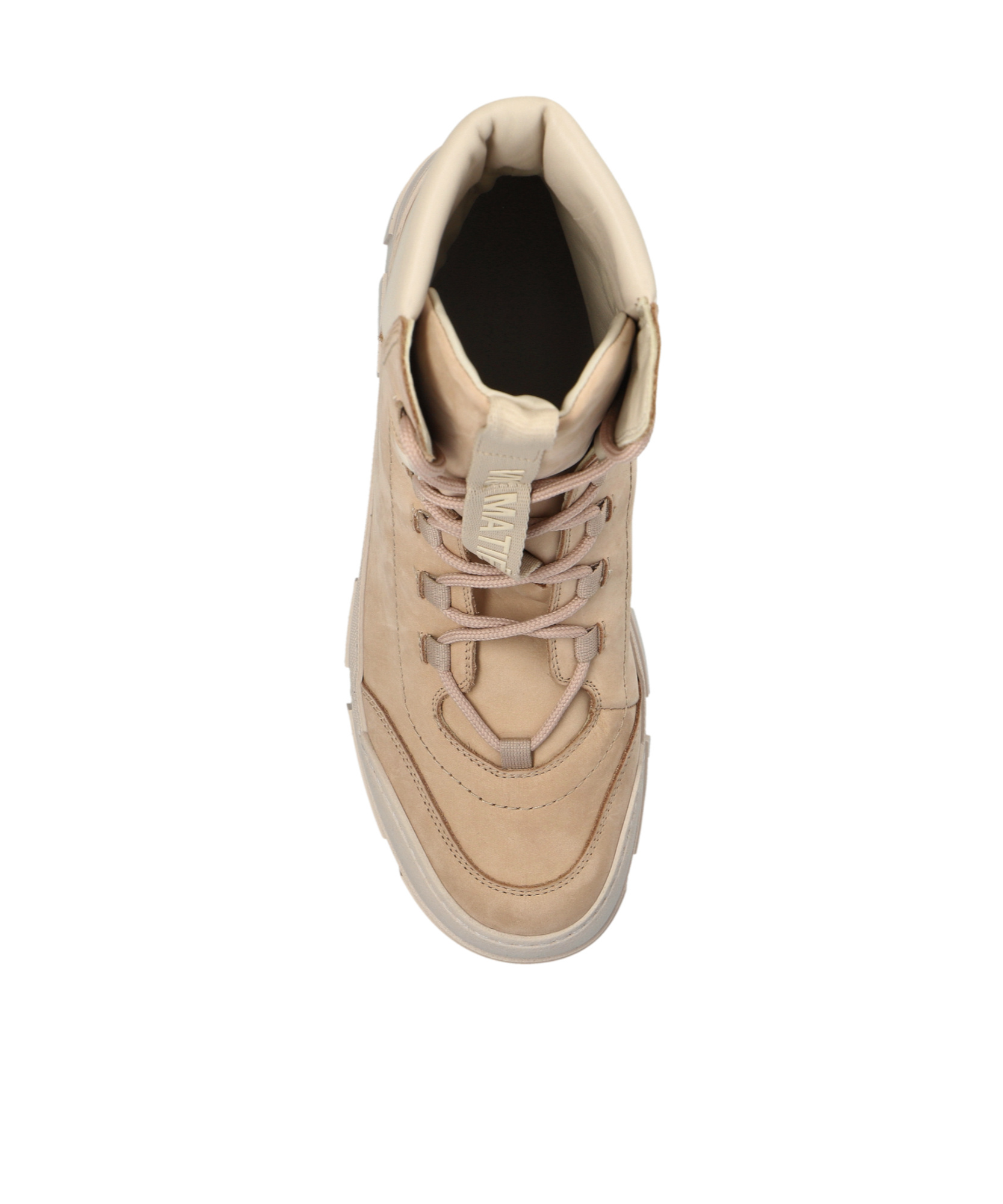 Vic Matie Round-toe Ankle Boots In Neutral