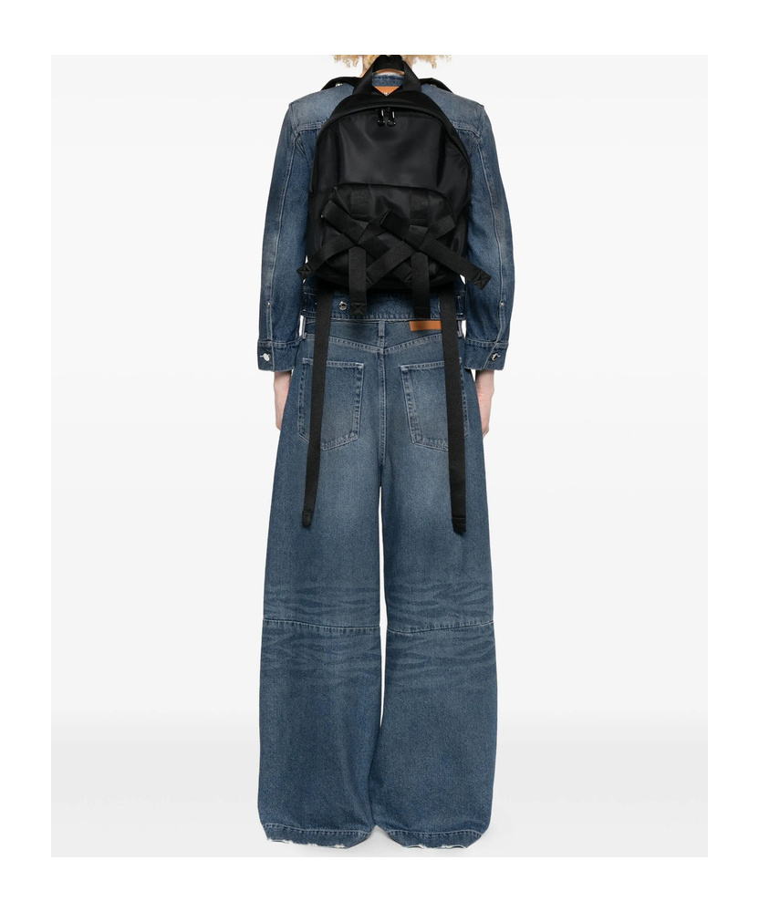 Simone Rocha Bow Backpack In Black