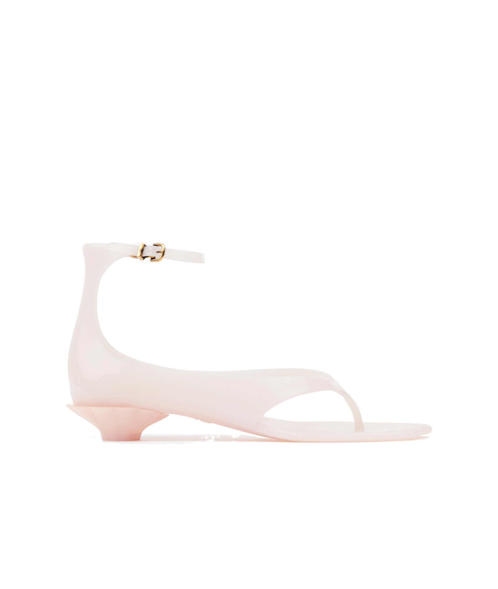 Chloé Rubber Jelly Sandals In Pink