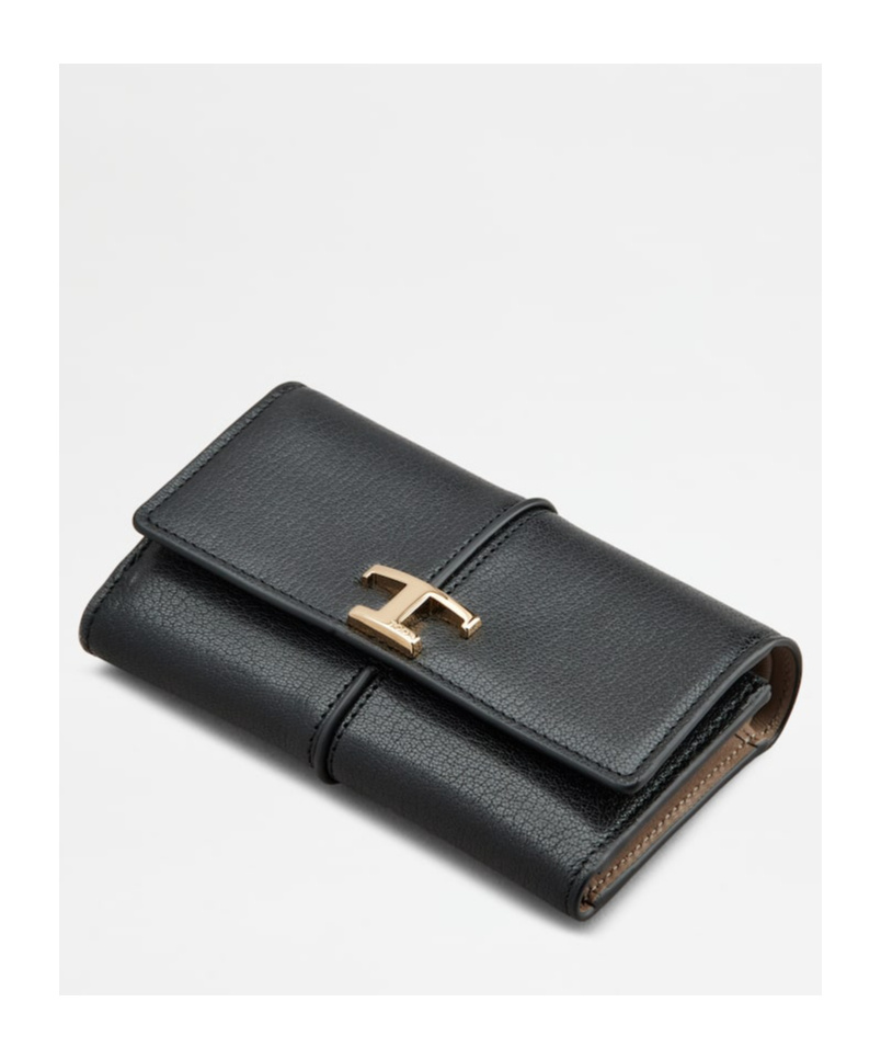 Tod's Three-fold Wallet In Black