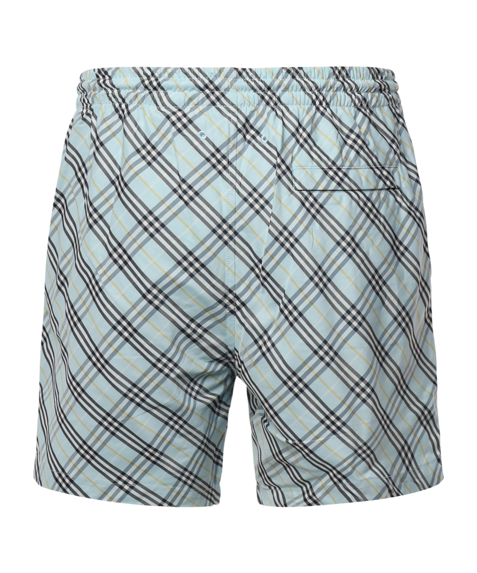 BURBERRY BURBERRY CHECK PRINTED DRAWSTRING SWIM SHORTS