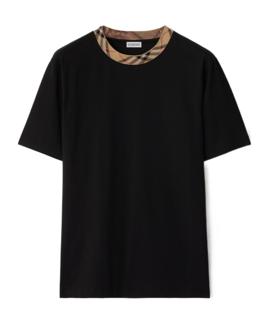 Burberry Cotton T-shirt With Check