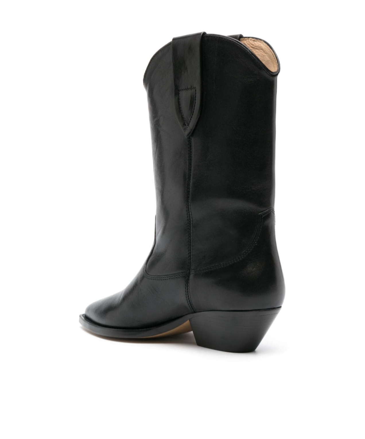 Isabel Marant Thick Heel Booties In Black