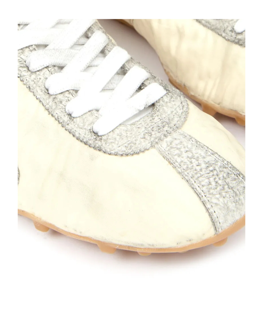 Maison Margiela Studded Sole Low Top Sprinters In White