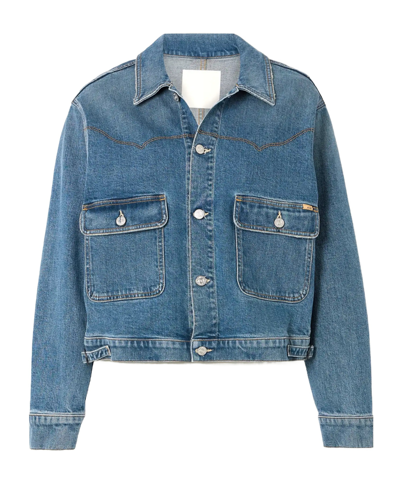 Mother Rootin Tootin Denim Jacket In Blue