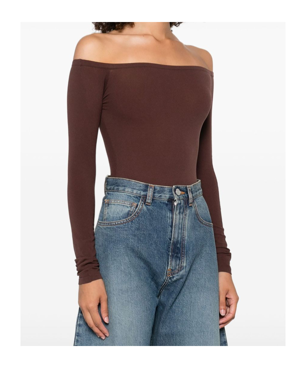 Alaïa Long-sleeved Jumpsuit In Red