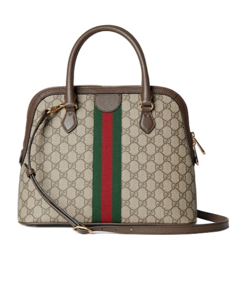 Gucci Ophidia Top Handle Bag In Nude