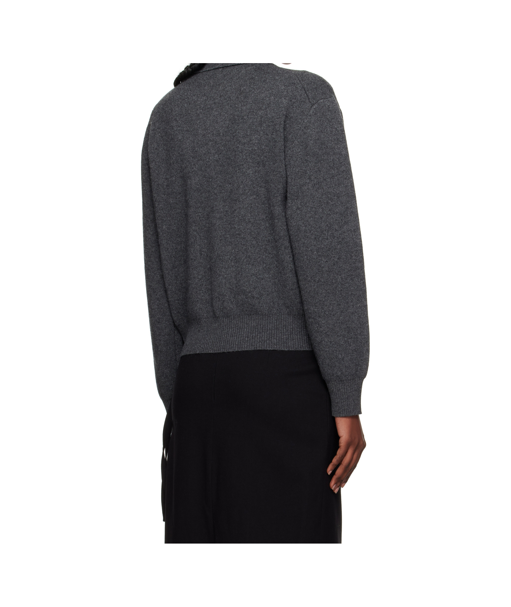 Dunst Long-sleeved Button-detailed Sweater In Gray